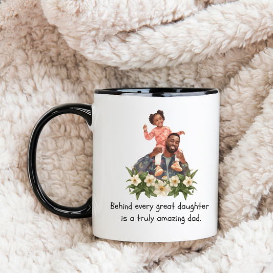 Father Loves Daughter Mug, Father's Day Mug