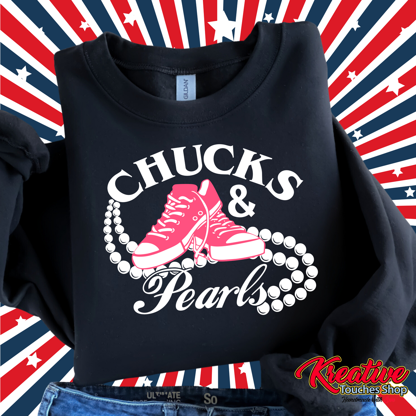 Chucks & Pearls Sweatshirt