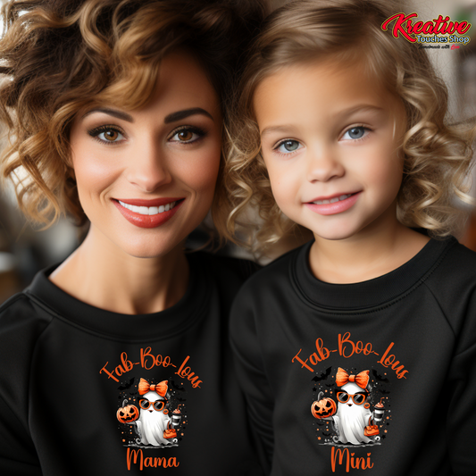 Mommy & Me Halloween Sweatshirts (Pre Order)